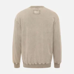 Hot Everlast Vasket Logo Crew Sweatshirt Fossil Brun
